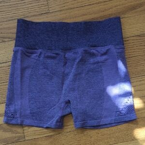 PINK Victoria's Secret Purple Seamless High-Rise Bike Shorts